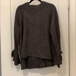 Zara Sweater with tie sleeves